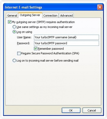 outlook change email server settings